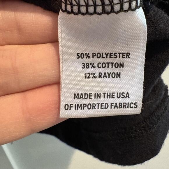 78 & Sunny Women Medium Black Button Front Tie Hem Sleeveless Casual Tank Top - Picture 9 of 11